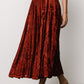 Palini Velvet Skirt | Rust