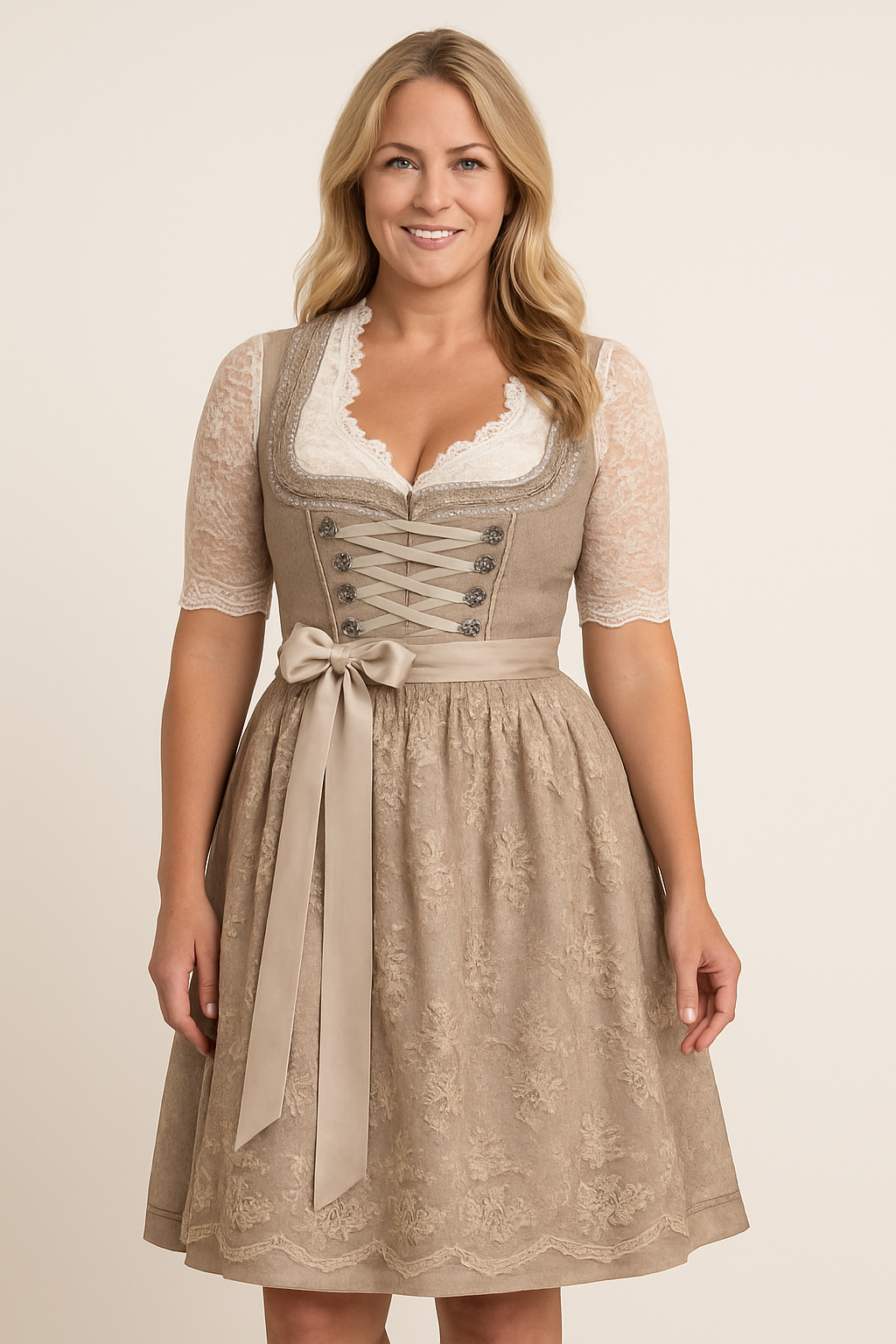 Kimberly - Lace Dirndl Dress - Samberule