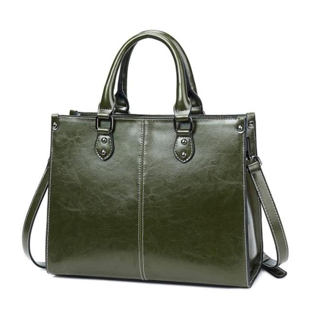 Sally - Structured Leather Handbag - Samberule