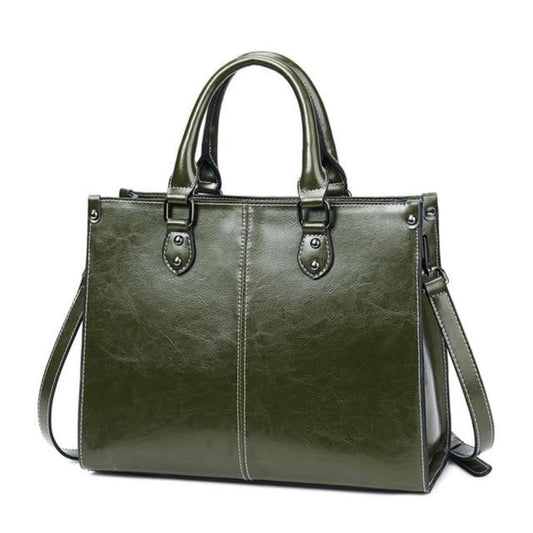 Sally - Structured Leather Handbag - Samberule