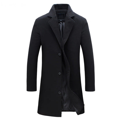 Martin | Formal Long Overcoat For Men’s Wardrobe - Samberule