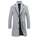 Martin | Formal Long Overcoat For Men’s Wardrobe - Samberule