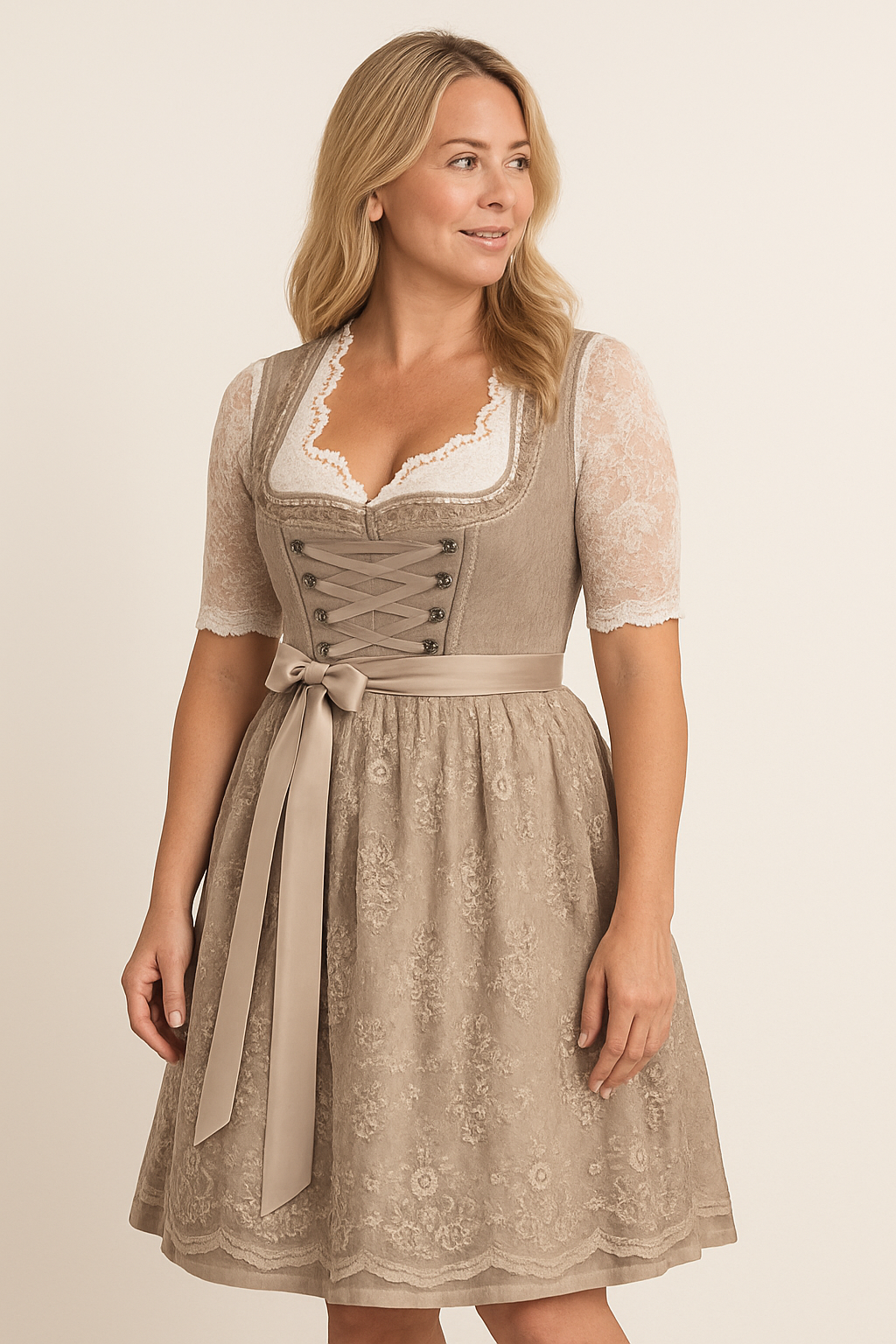 Kimberly - Lace Dirndl Dress - Samberule