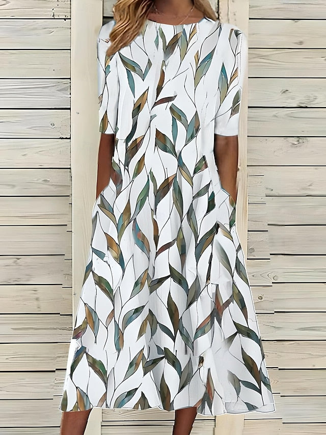 Luna - A-Line Midi Dress - Samberule