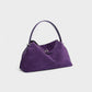 OLGA Structured Faux Suede Handle Bag