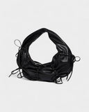 YONA Ruched Bow Shoulder Bag