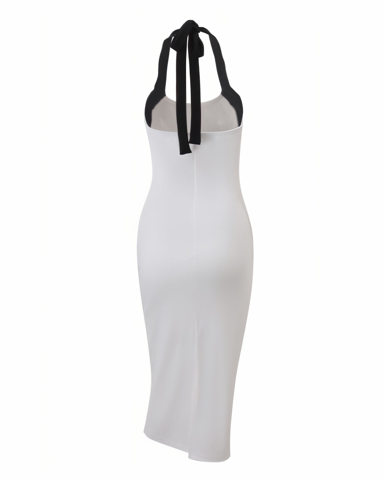 DESIREE Contrast Halter Neck Midi Dress