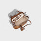 ORLINA Faux Suede Tote with Top Turn-Lock