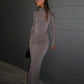 ALICE Ruched Maxi Dress