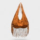 SAMMY Faux Suede Fringe Bag