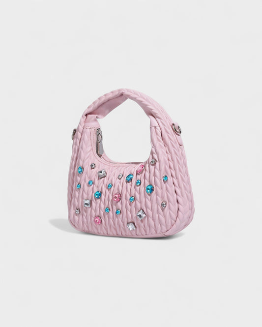 ADELE Quilted Diamond Handbag