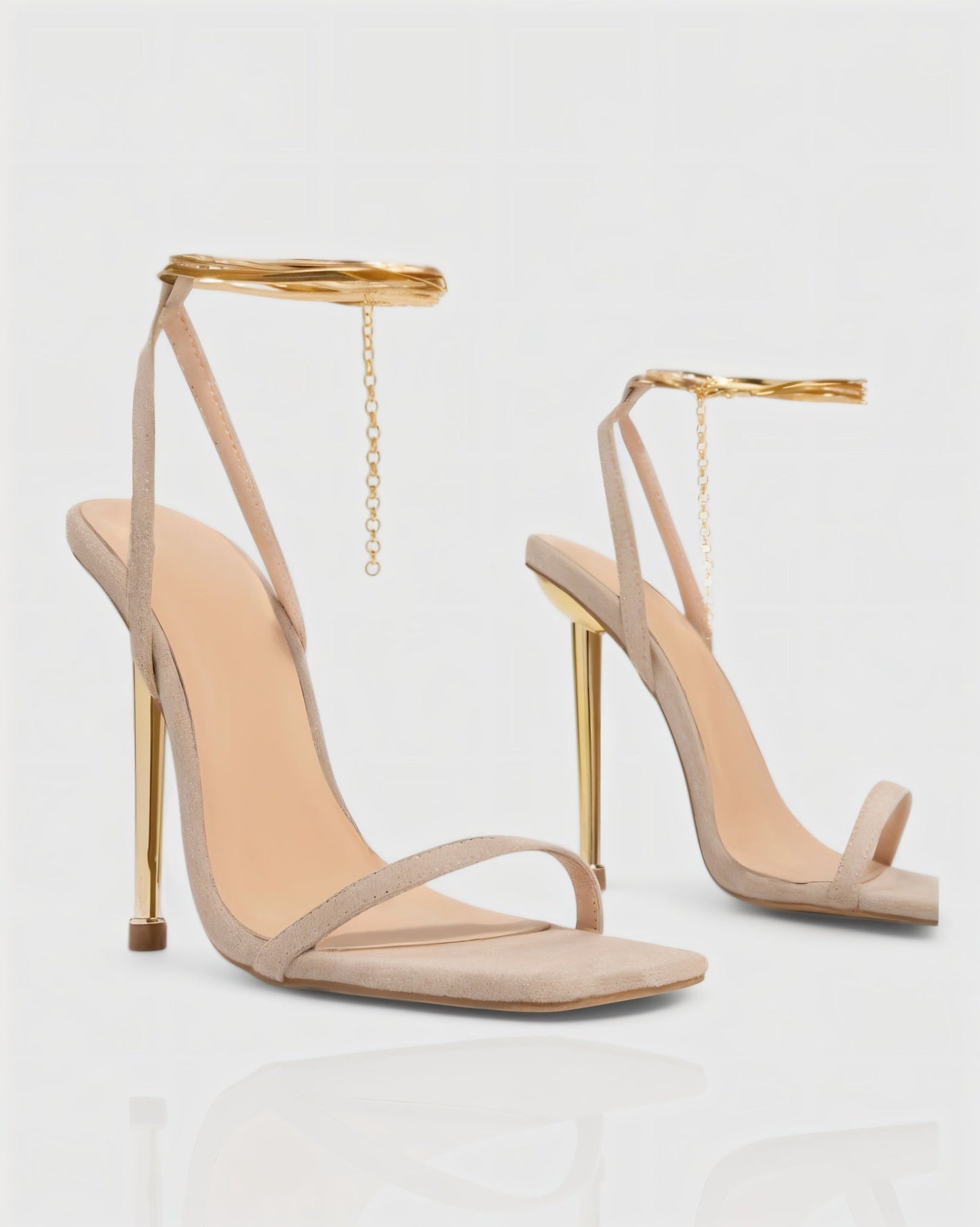 SELENE Square Toe High-Heels