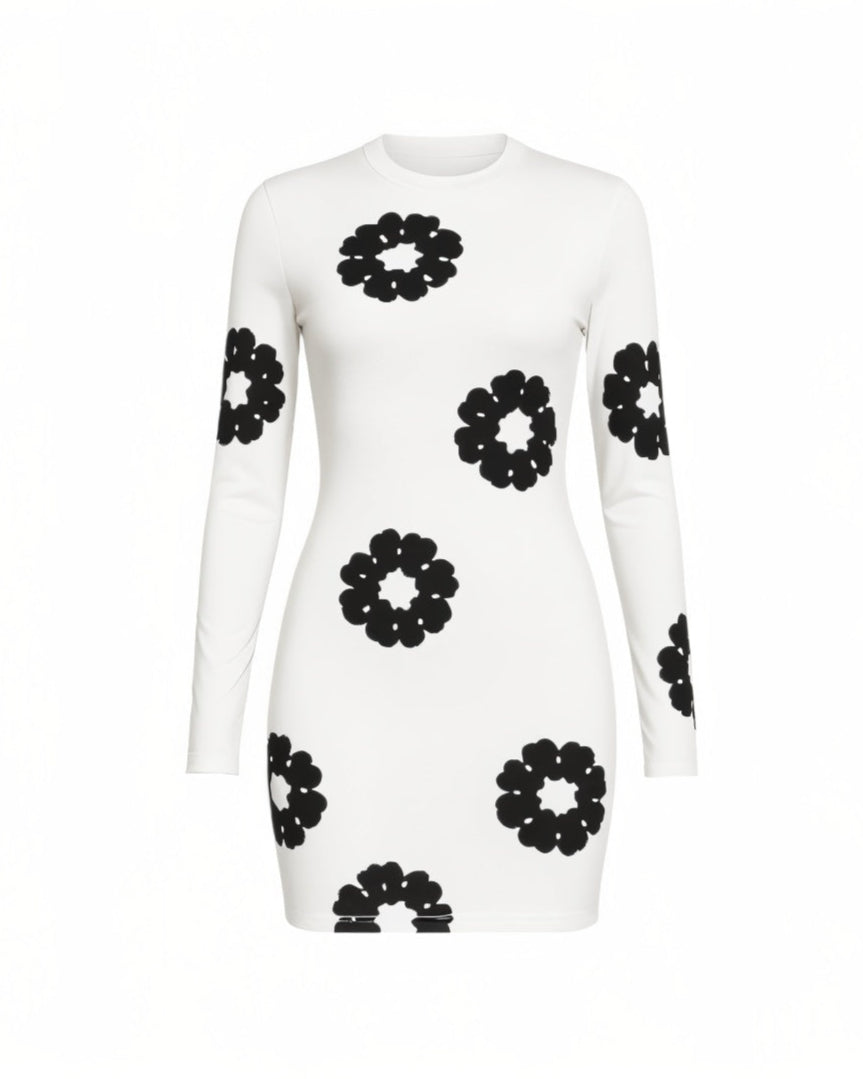 SORELL Flower Print Mini Dress