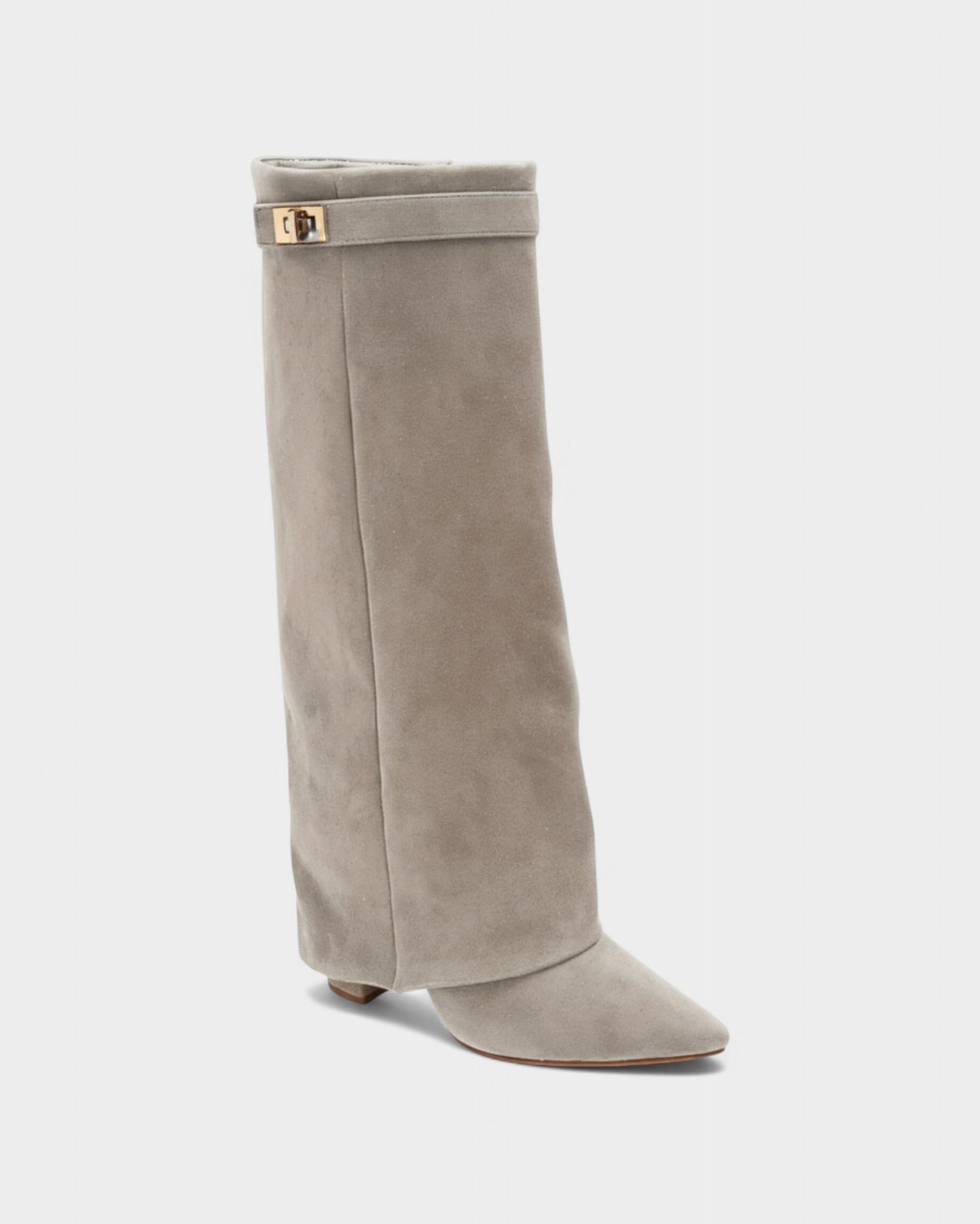 MAISY Straight Pointed-Toe Knee-High Boots