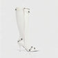WENA Studded Pointed Toe Knee-High Boots