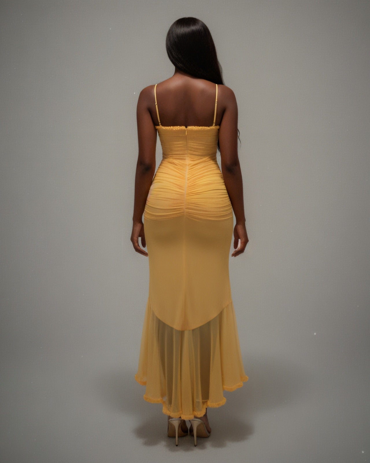 CYNTHIA Ruffled Maxi Dress