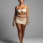 GENEVA Crochet Shell Top & Skirt Set