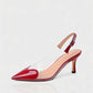 IRENE Clear Heart Detail Heels