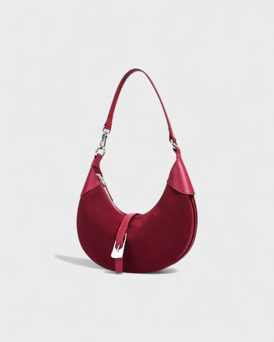 MARLEN Crescent Buckle Shoulder Bag