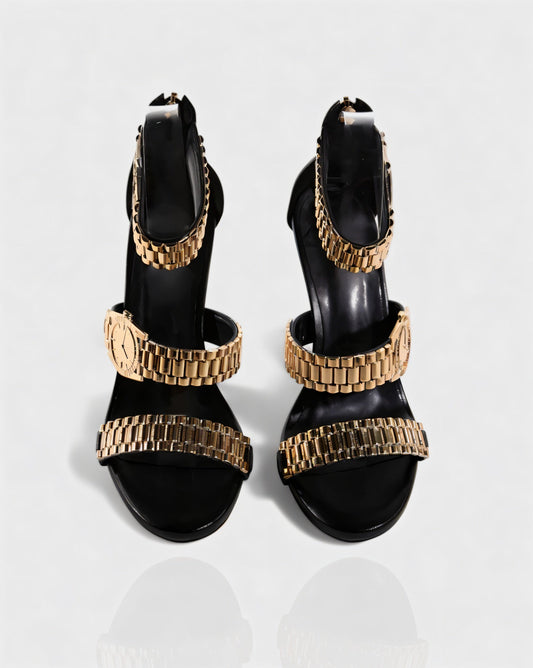 JILLY Watchband Strap Stiletto High Heels