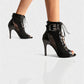 ELINDA Short Lace-up Stiletto Boots