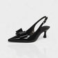 THERESA Bow Strap Pointed Heels