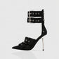MARILYN Buckle Strap Pointed-Toe Stiletto Heels