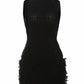 MARLA Knit Ruffle Mini Dress
