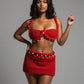 GENEVA Crochet Shell Top & Skirt Set
