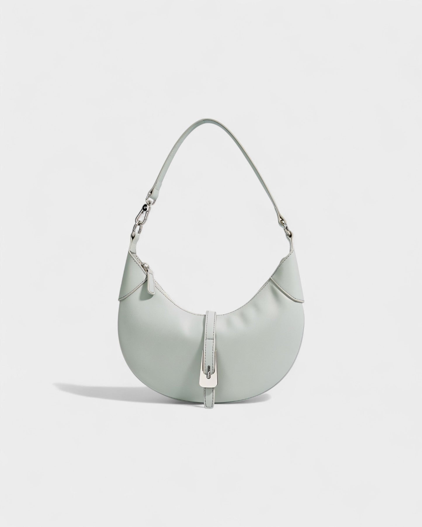 MARLEN Crescent Buckle Shoulder Bag