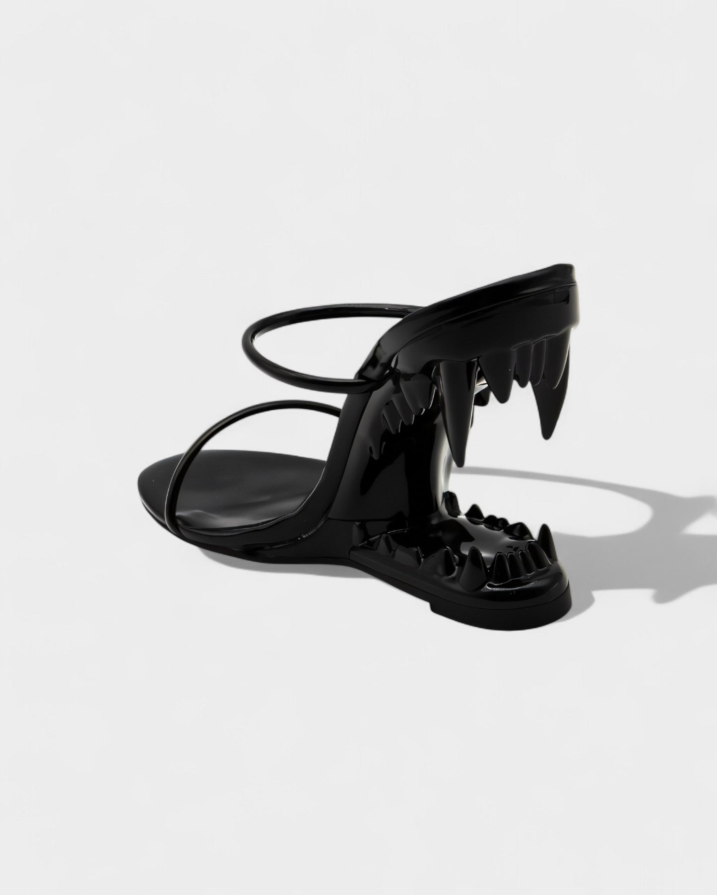 MALAYA Fang Sculpted Heel Sandals