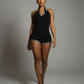 JEYNE Backless Halter Sleeveless Romper