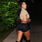 AMY Utility Cropped Shirt & Shorts Set