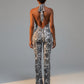 TALA Floral Backless Jumpsuit