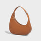 BELVIA Faux Leather Crescent Bag