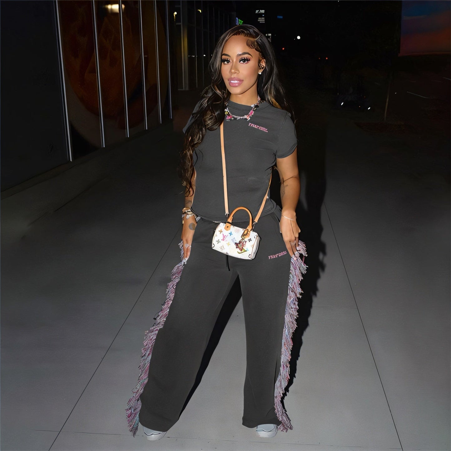 THAT GIRL Top & Track Pants Set