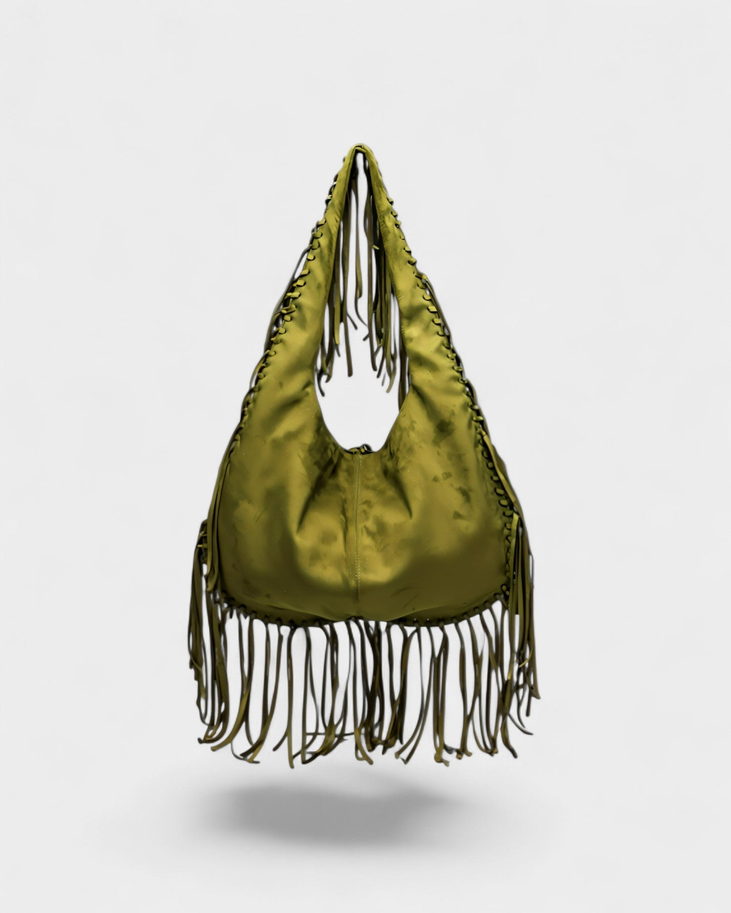 SAMMY Faux Suede Fringe Bag