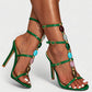 KARA Stiletto Gemstone Heels