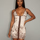 EMILIA Zebra Print Bodycon Mini Dress