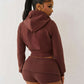 NARYA Cropped Hoodie & Mini Short Set