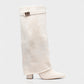 MAISY Straight Pointed-Toe Knee-High Boots