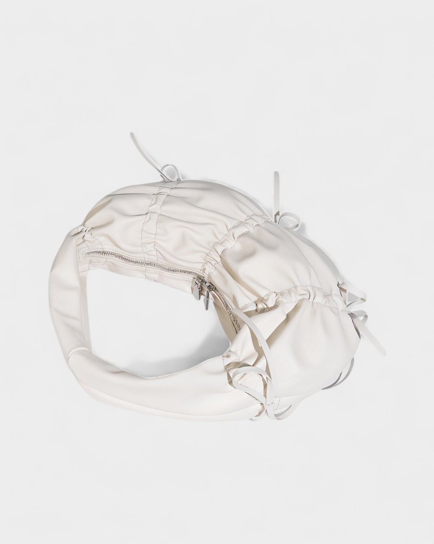 YONA Ruched Bow Shoulder Bag