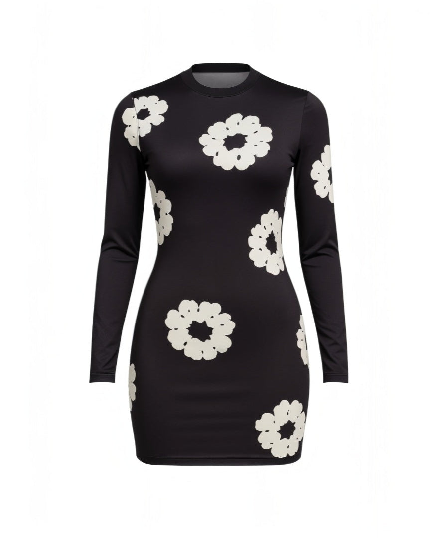 SORELL Flower Print Mini Dress