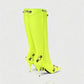 WENA Studded Pointed Toe Knee-High Boots