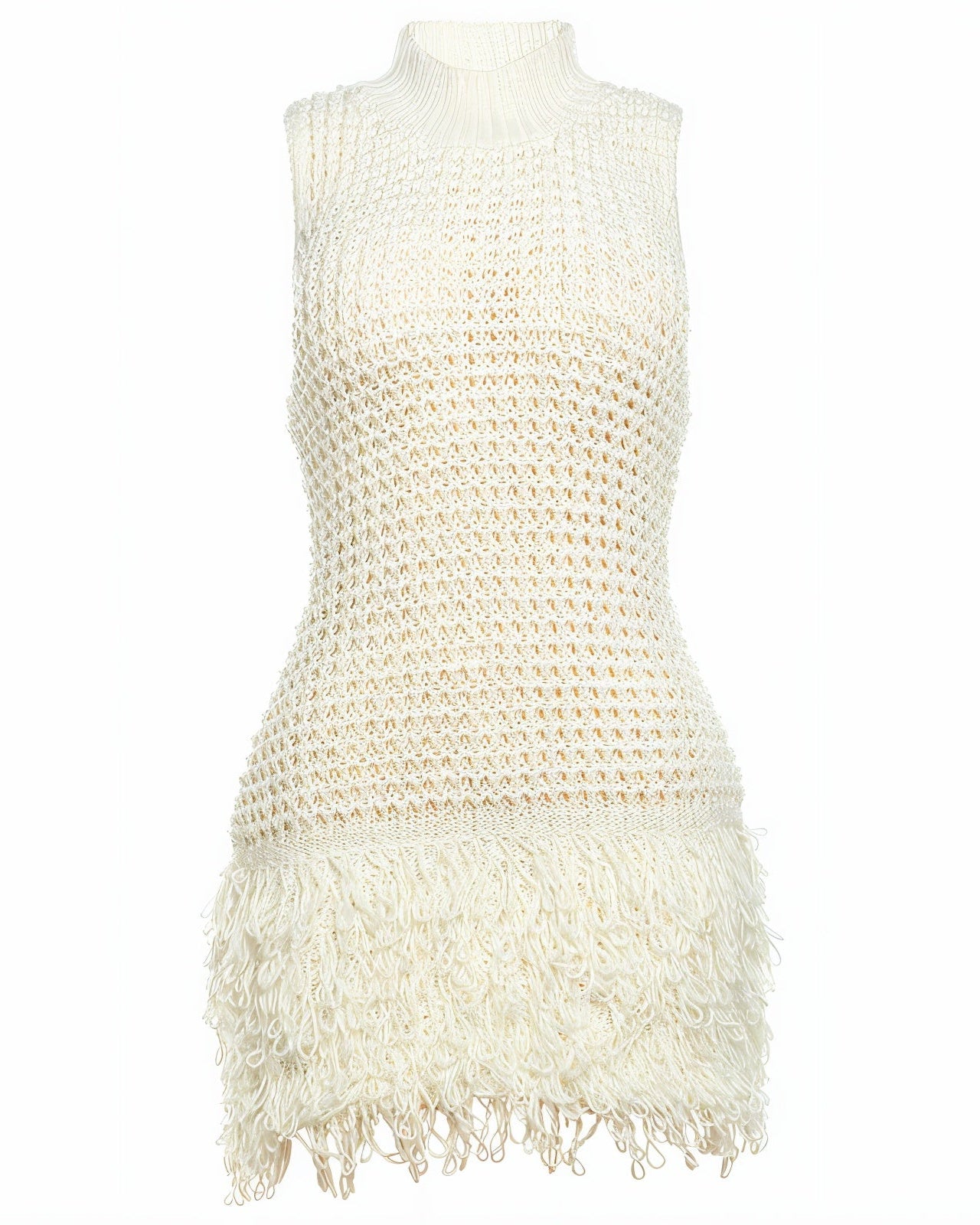 MARLA Knit Ruffle Mini Dress
