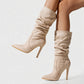 SANYA Slouchy Pointed-Toe Stiletto Boots