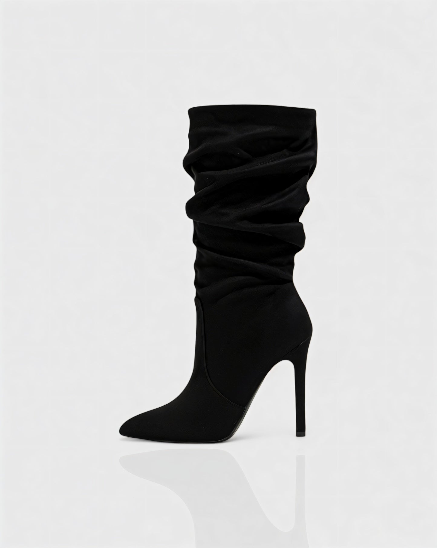 SANYA Slouchy Pointed-Toe Stiletto Boots