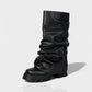 CRISTINA Slouchy Platform Mid-Calf Boots