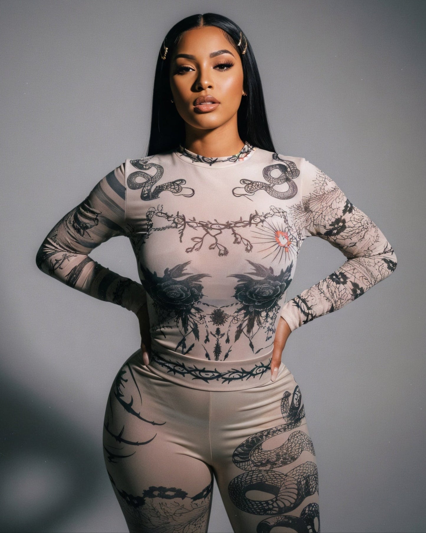 KORI Mesh Printed Set