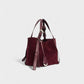 THESSA Faux Suede Shoulder Bag